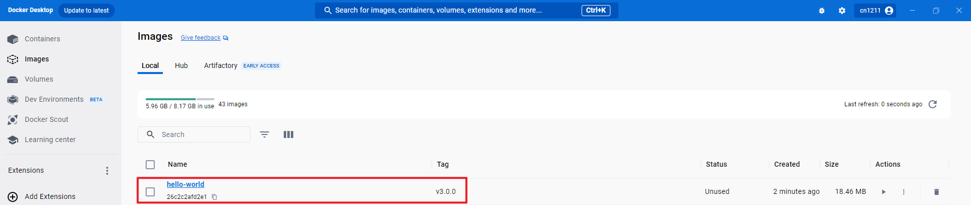 hello-world-v1-image